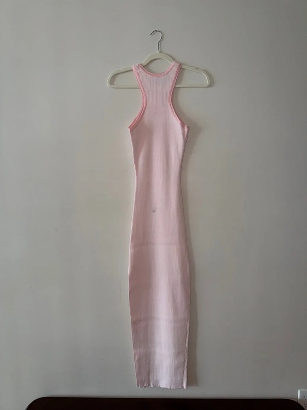 SER.O.YA Jill Rib Knit Maxi Dress in Light Pink - Picture 7 of 10